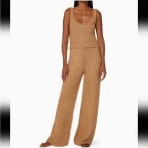 SKIMS Cozy Knit Set Camel Size S/M